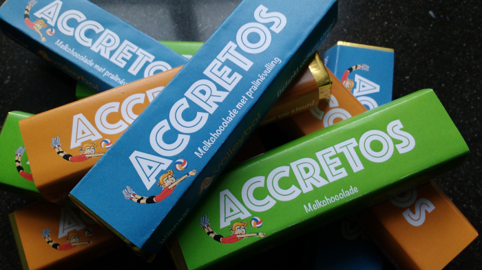 Chocolade-actie volleybalvereniging Accretos