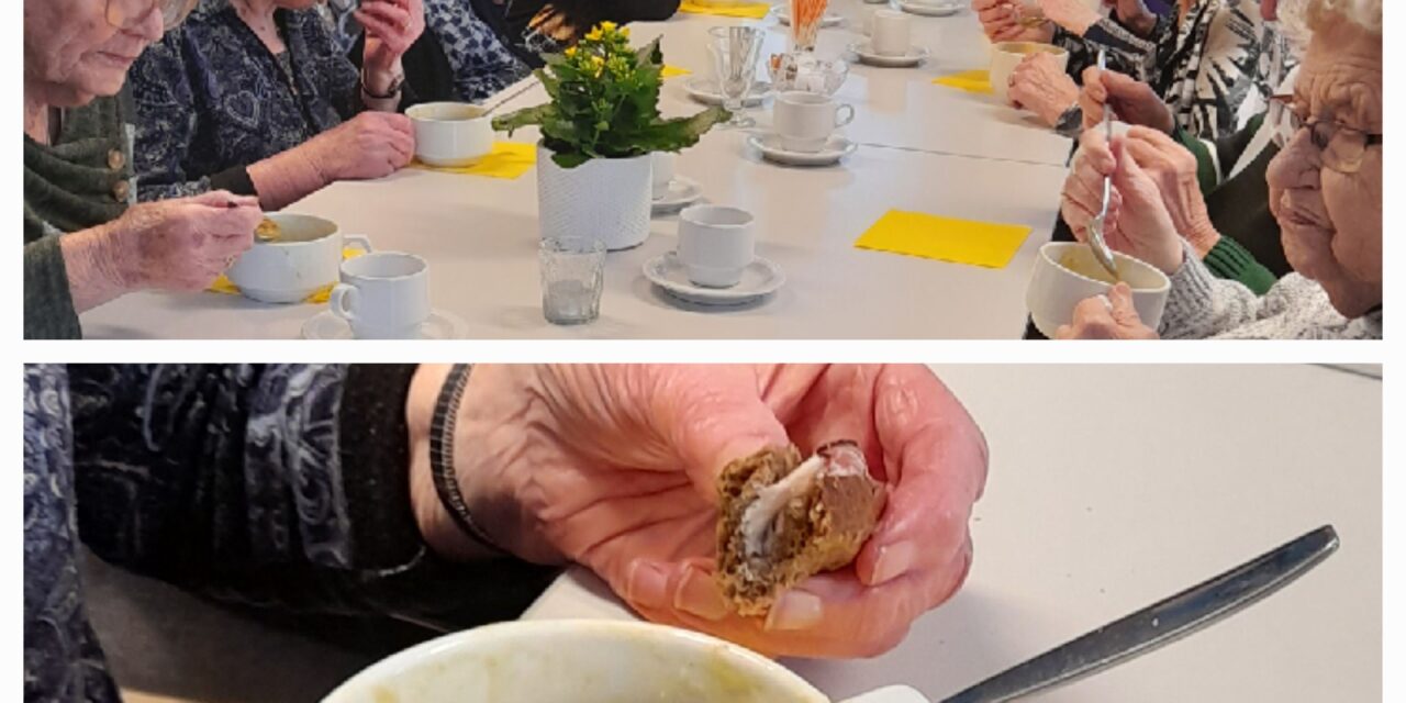 Snert eten met De Zonnebloem
