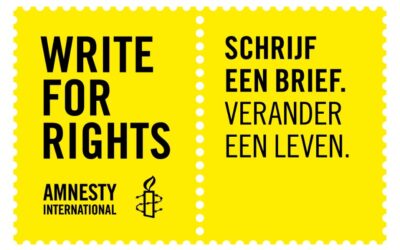 Herinnering schrijfactie Amnestie Write For Rights