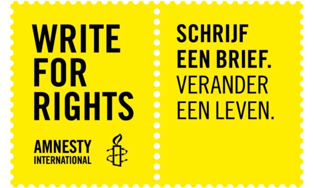 Een geslaagde Amnesty Write for Rights schrijfdag