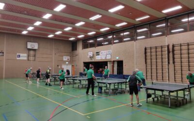 TAFELTENNISSEN OP MAANDAGMIDDAG