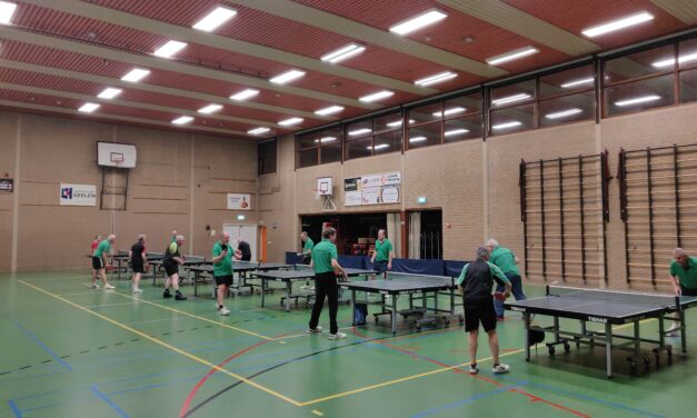 TAFELTENNISSEN OP MAANDAGMIDDAG