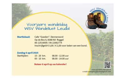 Voorjaars wandeldag WSV Wandellust Leudal