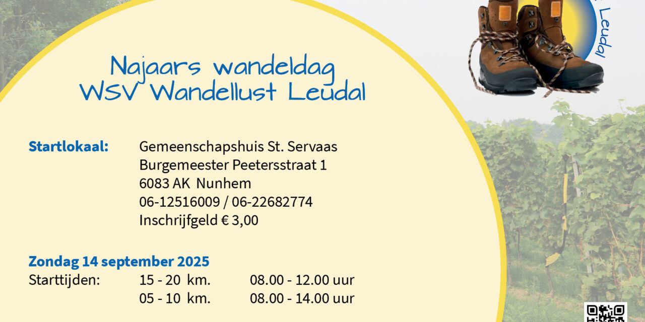 Najaarswandeling WSW Wandellust in  Leudal