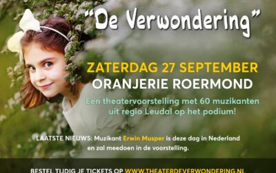 “De Verwondering” Theaterconcert in de Oranjerie