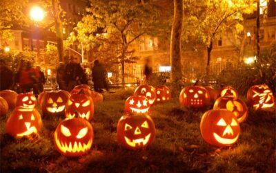 Pompoenen uithollen voor Halloween!