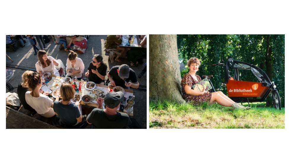 Vier Bevrijdingsdag met de Verhalenfiets of een Vrijheidsmaaltijd in de bieb