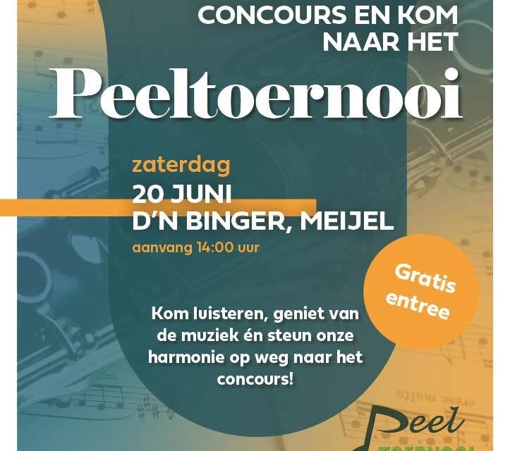 Harmonie Amicitia naar het Peeltoernooi