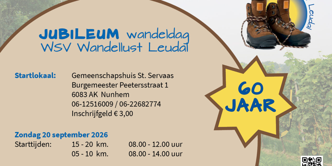 Jubileumwandeling Wandellust